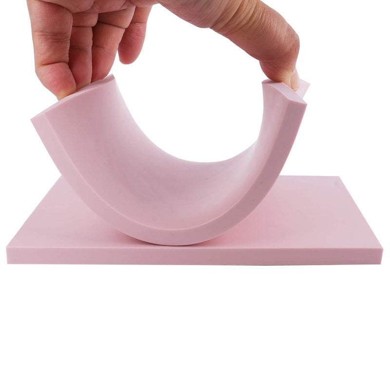 Tosnail 16 Pack 4" x 6" Rubber Stamp Carving Blocks, Soft Rubber for Craft Project - Great for Beginners and Professional - Pink - Image 3